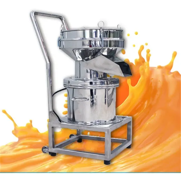 Dyjx Single Deck 450mm Vibrating Screen Separator for Liquid/Milk Sieve Industrial for Spirulina/Sieving Filter Machine 0.5mm