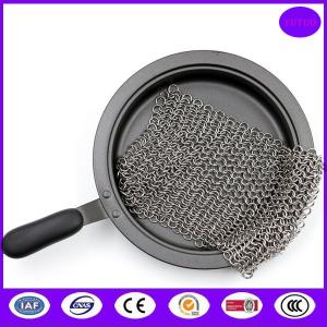 China Good using Chain Mail Scrubber for Cast Iron Cookware from china best seller of scrubber factory