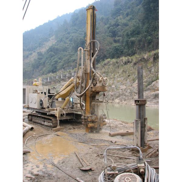 Full Hydro Multifunction 58kN Construction Drilling Rig