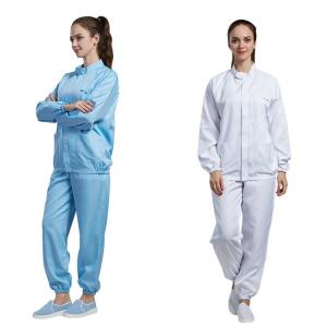 China Various Color ESD Safe Smocks Polyester Antistatic Working Clothes factory