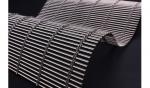 Wall Cladding Architectural Wire Mesh Flexible Solid Structure Corrosion