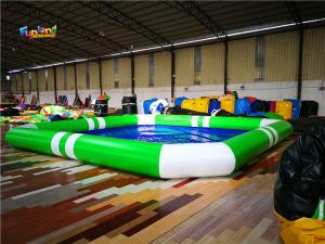 China Paddle Boat 0.9mm PVC 800W Inflatable Swimming Pools factory