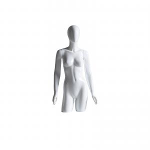 China Fiberglass Lingerie Mannequin Half Body For Underwear Display factory