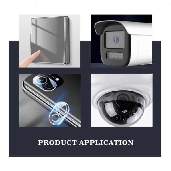 Clear Glass Circular Polarizing Filter CCTV Camera Polarizer Lens