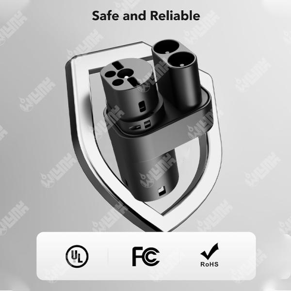 Olink Manufacturer Electric Car Charger Combo 2 Connector 410A DC CCS2 to Type2 Adapter Ev Plug