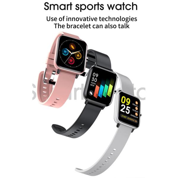 180mAh Bluetooth IOT Devices Fitness Smartwatch BT Music Calories Burn For Workout