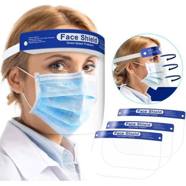Full Cover Recyclable Eco Disposable Protective Face Shield