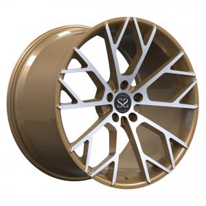 China For Lambor Aventador 1 PC Monoblock Forged Bronze Machined Wheels 21inch 21x13 Alloy Car Rims factory