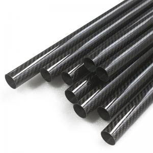 China Glossy Surface 3K Carbon Fiber Tubes Corrosion Resistance High Strength factory