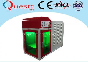 China High Precision Mini Laser Engraving Machine , Desktop Engraving Machine With PC Control factory