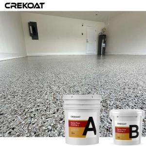 China High Gloss Polyaspartic Floor Coating For Residential Garage Commercial Kitchen factory