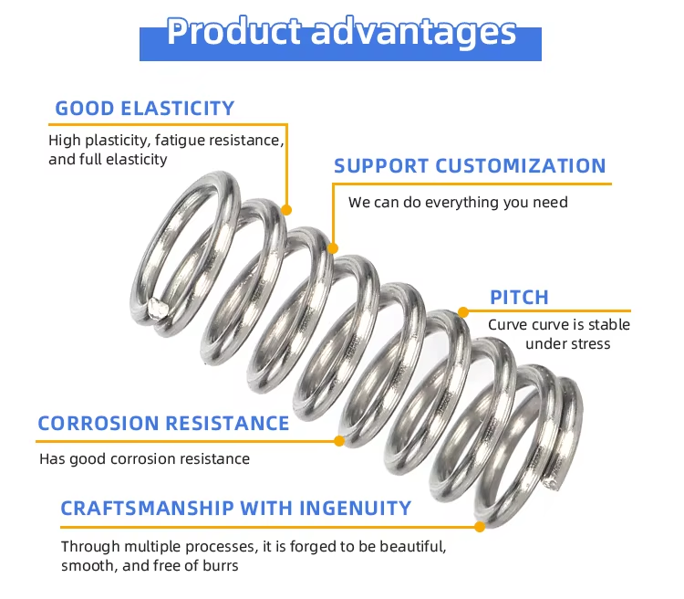 OEM Spring Alloy Coil Springs Special-shape and Conventional Compression Spring