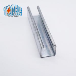 China Hot Dipped Galvanized Profile Unistrut C Channel 41 * 41 / 41 * 21 factory