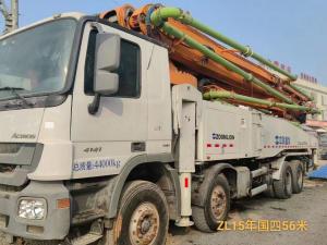 China 2015 Zoomlion Used Concrete Pump Truck 56 Meter Remanufactured factory