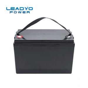 China LEADYO 12V 100Ah Rechargeable Battery Lifepo4 Battery Pack 5000 Times Long Life Cycle factory