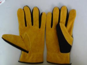 China Cow Leather glove,cheap leather gloves, safty gloves factory