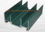 Powder Coating Aluminium Window Profiles Section For Commercial / Apartment