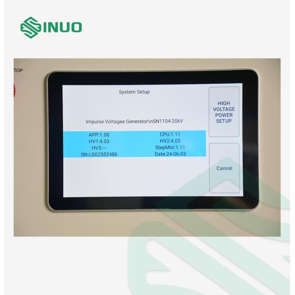 IEC 61851 High Voltage Impulse Test Generator for EV Charging Equipment