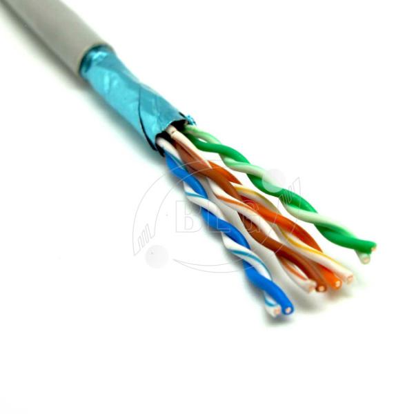 Cat5e FTP Ethernet Network Cables CCA 4 Pair Indoor 305m Pull Box Customized Length