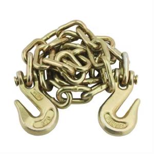 China Diameter 8mm G70 Truck Chain Trailer Chain With Clevis Grab Hooks for Cargo Control factory
