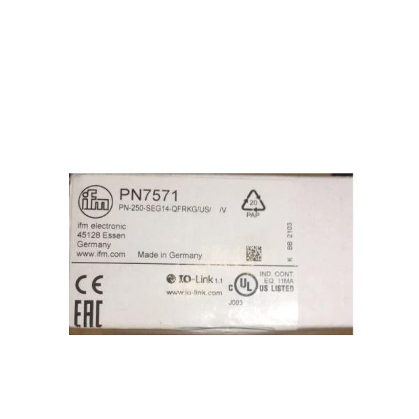 IFM Pressure sensor with display PN7571 PN-250-SEG14-QFRKG/US/ /V