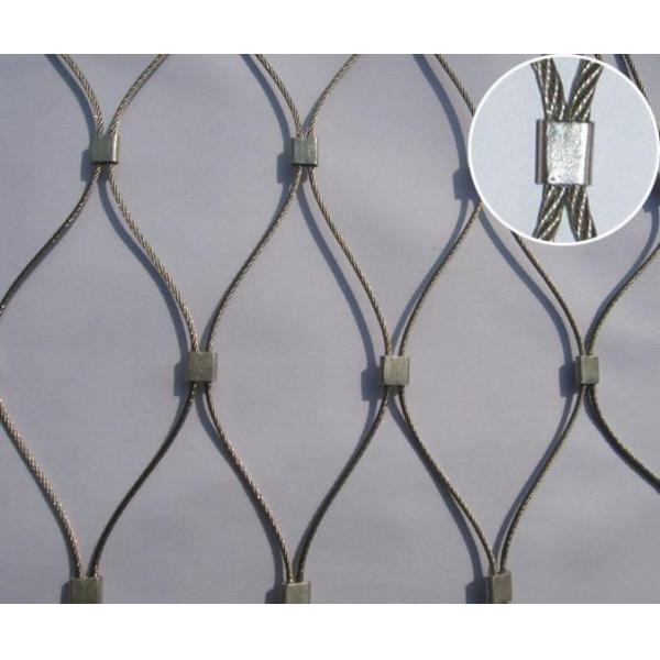 Stainless Steel Cable Mesh For Architectural Construction Building Facade Safety