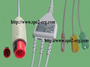China BIONET KOREA BM3_One Piece ECG cable and leadwires,3-lead,Grabber,IEC on sale