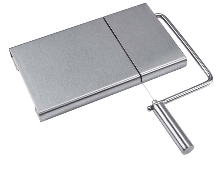 Stainless steel cheese slicer include cutting board for kitchenware