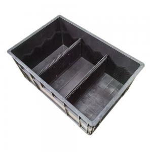 China 400x300x270 Conductive Antistatic ESD Electronics Storage Tray For PCB Component on sale