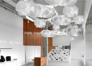 China Cotton Leather Inflatable Advertising Event Structures Cloud  Decoration 120 CM factory