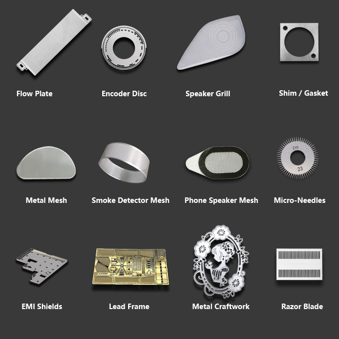 High Precision acid etching typical metal Shims, Washers & Gaskets Components