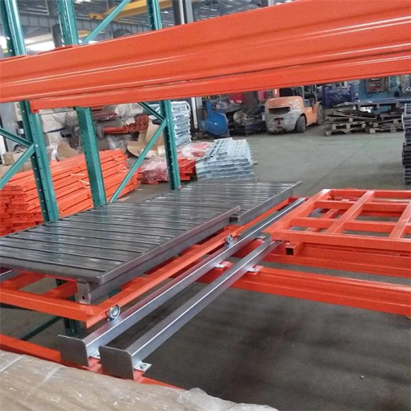 Space-efficient Push Back Pallet Rack For Various Applications