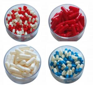 China Medical Empty Gel Capsules Size 1 / 2 Gelatin Capsules For Food Supplement factory
