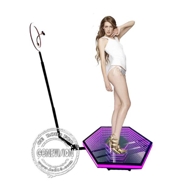 China Glass Top 360 Photo Booth Platform 100 CM Diameter factory