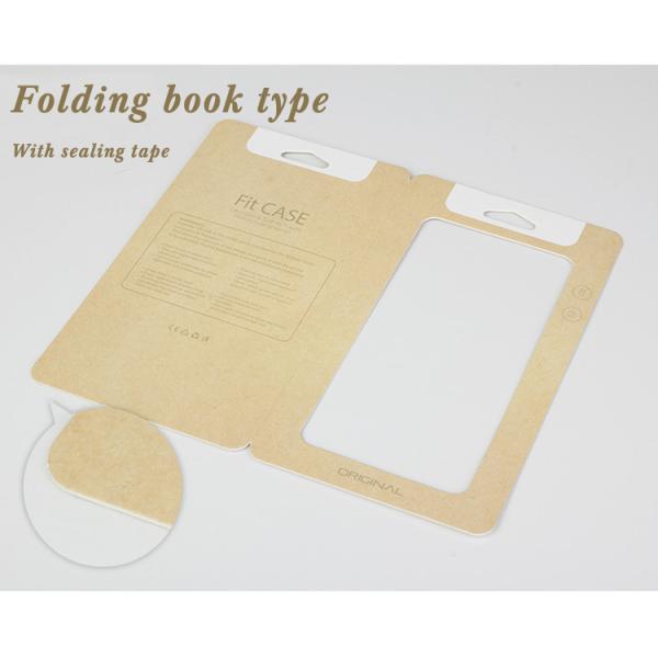 Recycled Kraft Paper Mobile Case Packaging Box Case Blister Card Packaging