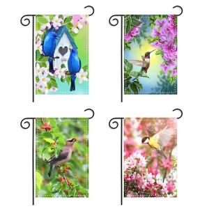 China 30x45cm 150D Custom Double Sided Flag Heat Sublimation Printing factory