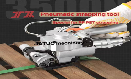 High-speed pneumatic strapping machine automatic PP PET strapping machine for hot melt bonding