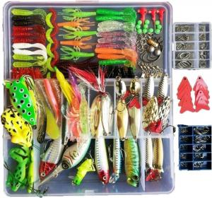 China Freshwater Fishing Lure Kit Fishing Tackle Box With Different Lures And Baits factory