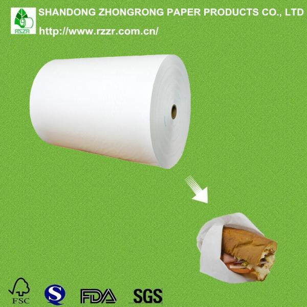China greaseproof PE coated bleached kraft paper for food packaging factory