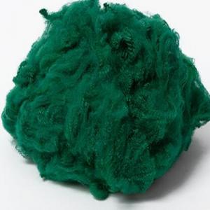 China Green Viscose Rayon Staple Fiber 3D Fineness For Spinning Weaving on sale