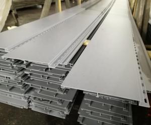 China Sand Matt Powder Coating Aluminum Extrusion Profiles For Aluminum Plank factory