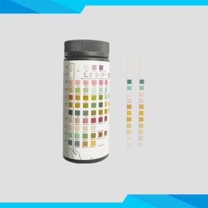China 1-14 Parameter Urine Test Solution , Urinalysis Reagent Strips Biochemical Assay factory