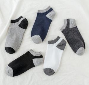 China Low Cut Soft Custom Mens Socks , Eco Friendly Casual Mens Designer Socks factory