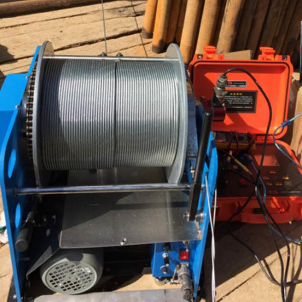 Portable Geophysical Well Logging Geophysics Winch Light Weight