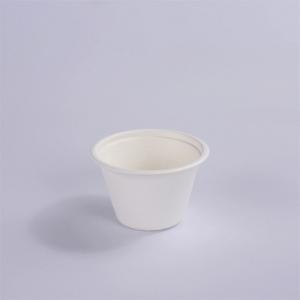 China Sustainable Biodegradable 4oz Sugarcane Bagasse Disposable Hot Cups With Lids on sale