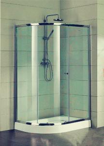 China Compact D Shaped Quadrant Shower Enclosures 4 Ft Small Corner Shower Stalls factory