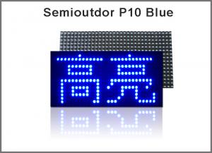 China Semioutdoor programmable led screen 32*16cm led display p10 Blue programmable and scrolling led sign on sale