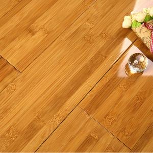 China Vertical Bamboo Laminated Flooring  Carbonized Color Solid Flooring Indoor factory