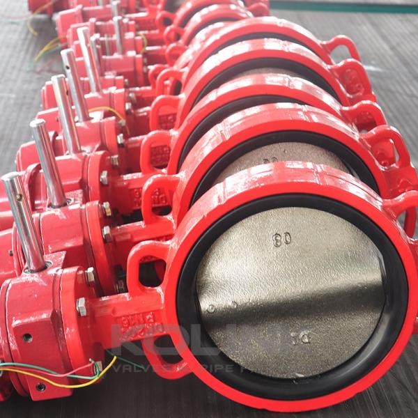 Fire Protection Resilient Seated Butterfly Valve with Tamper Switch