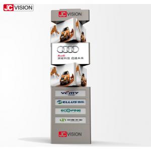 China JCVISION Customized Outdoor Digital Signage Display LED Rotating Tower Display on sale